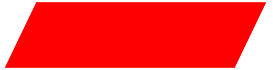 red parallelogram shape